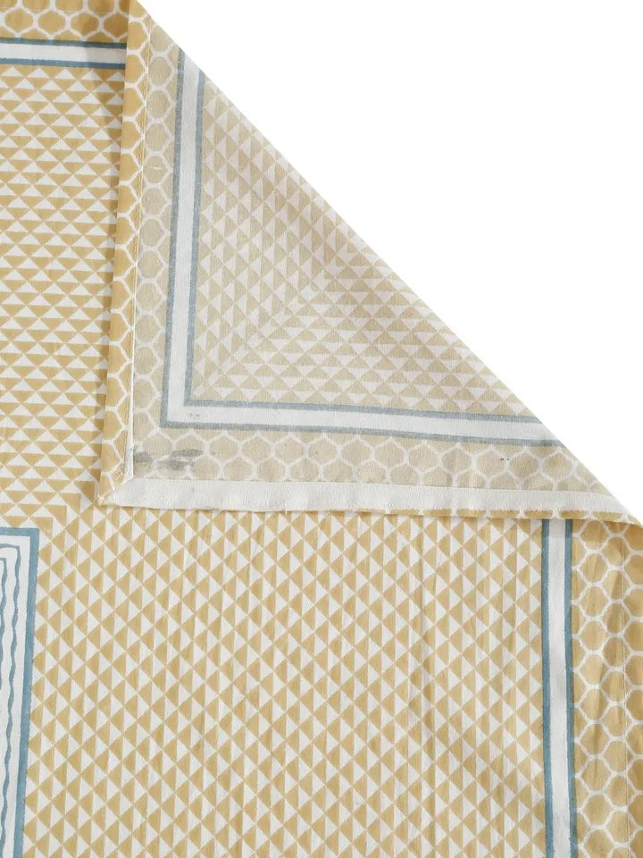 Golden Harmony Cotton Bedsheet – King Size (100 x 108 Inch) JUTON