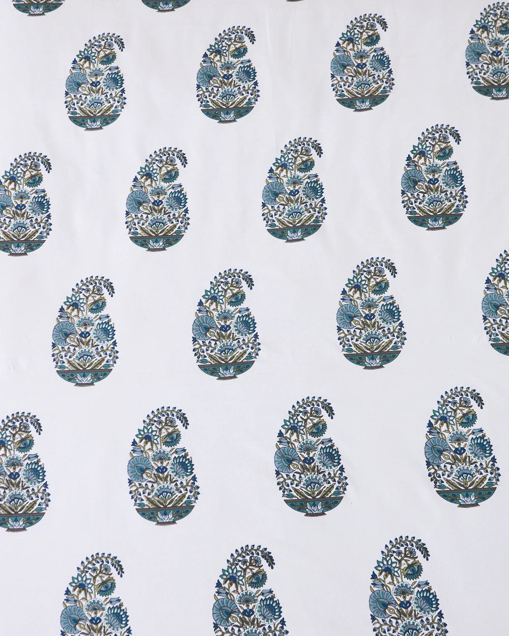 Royal Palm & Cypress Twill Cotton Bedsheet – King Size (108 x 108 Inch) JUTON