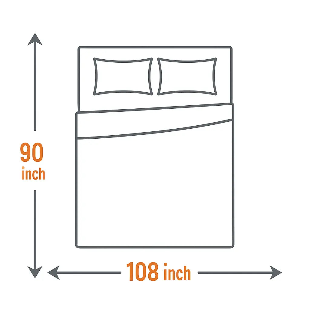 Indigo Floral Handblock Print Cotton Bedsheet – King Size (90x108 inch) JUTON