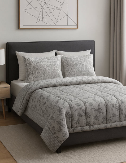 Classic Bloom Rajai Cotton Double Bed JUTON